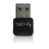 Techly IDATA USB-BLT5 USB Bluetooth 5.0-adapter, zwart