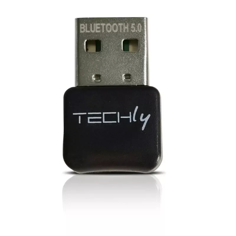 Techly IDATA USB-BLT5 USB Bluetooth 5.0-adapter, zwart