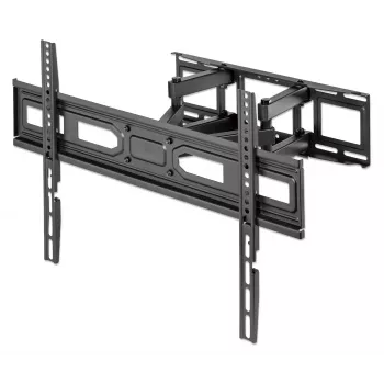 Manhattan TV- en monitorhouder wand full motion 1 scherm 37-65 zwart VESA 100x100 tot 600x400mm max 40kg