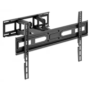 Manhattan TV- en monitorhouder wand full motion 1 scherm 37-65 zwart VESA 100x100 tot 600x400mm max 40kg