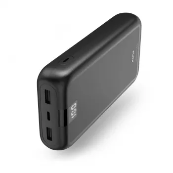 Hama 00201711 powerbank lithium-polymeer (LiPo) 24000 mAh antraciet