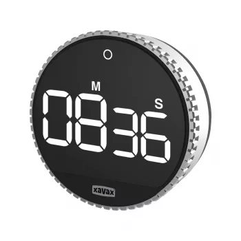 Digitale keukentimer Hama Rotation zwart zilver 100 min AAA