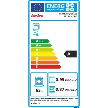 Inbouwoven Amica EB7541H FINE, elektrische oven