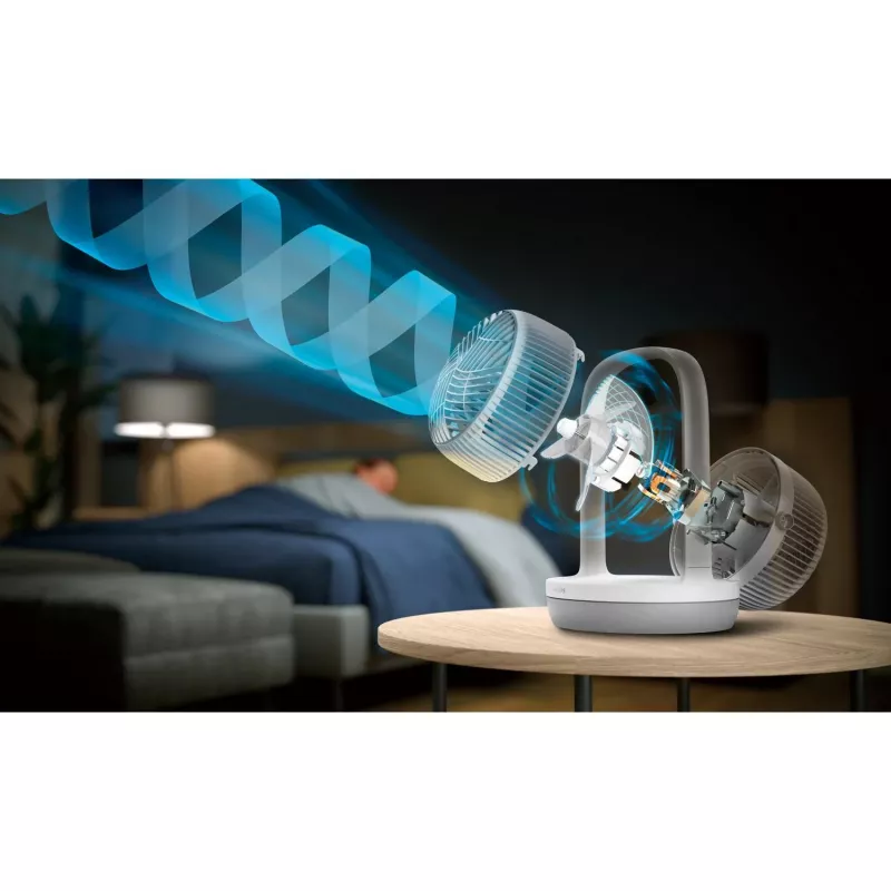 Huishoudventilator Philips CX2050/00 wit 24W AC tafelventilator