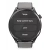 Hama Smartwatch 9000 00178627, 1,43 inch (3,63 cm) AMOLED, GPS, muziekopslag, waterdicht, siliconen band, antraciet