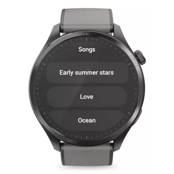 Hama 9000 3,63 cm (1,43 inch) AMOLED 52 mm digitale touchscreen antraciet GPS (satelliet)