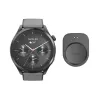 Hama Smartwatch 9000 00178627, 1,43 inch (3,63 cm) AMOLED, GPS, muziekopslag, waterdicht, siliconen band, antraciet