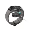 Hama Smartwatch 9000 00178627, 1,43 inch (3,63 cm) AMOLED, GPS, muziekopslag, waterdicht, siliconen band, antraciet