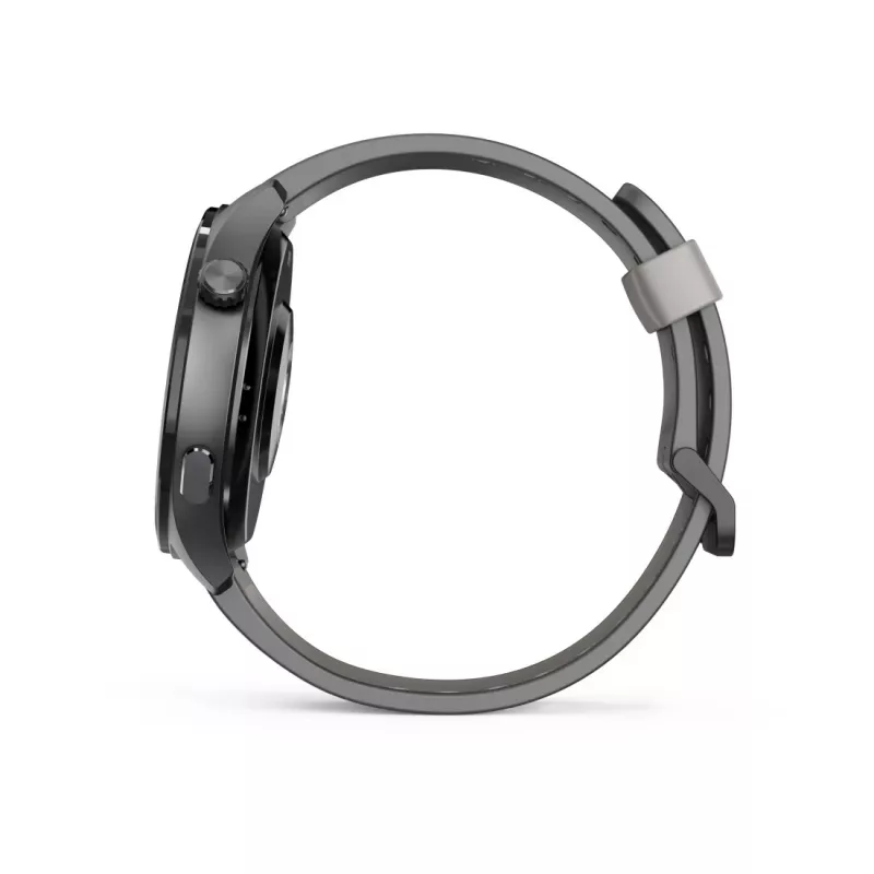 Hama Smartwatch 9000 00178627, 1,43 inch (3,63 cm) AMOLED, GPS, muziekopslag, waterdicht, siliconen band, antraciet