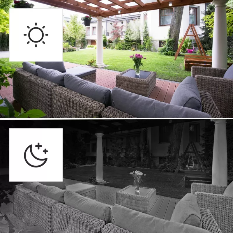 IP-beveiligingscamera Hama 00176648 outdoor draadloos zwart 1080p