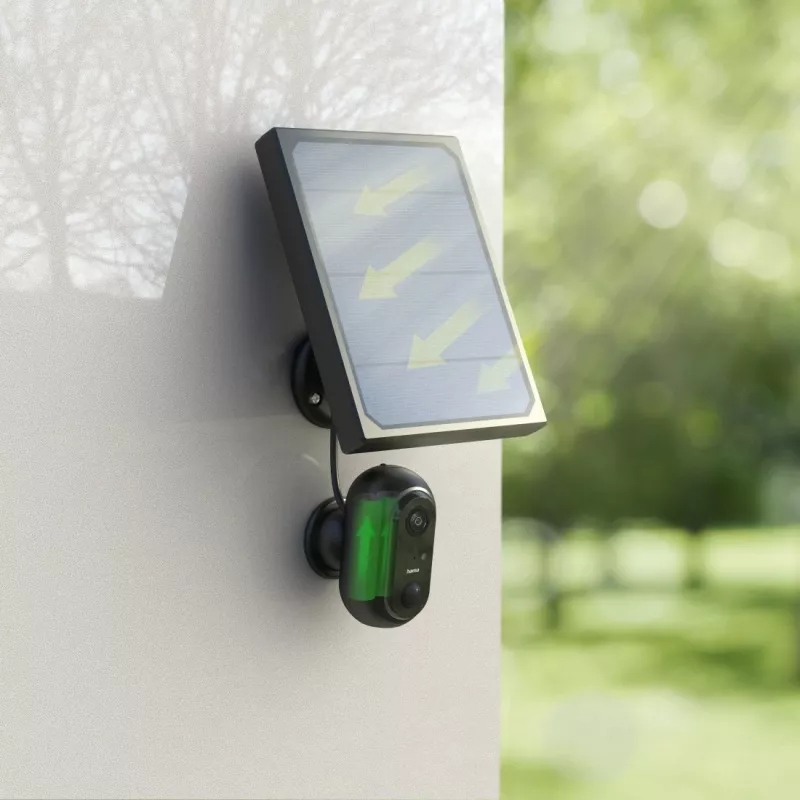 IP-beveiligingscamera Hama 00176648 outdoor draadloos zwart 1080p