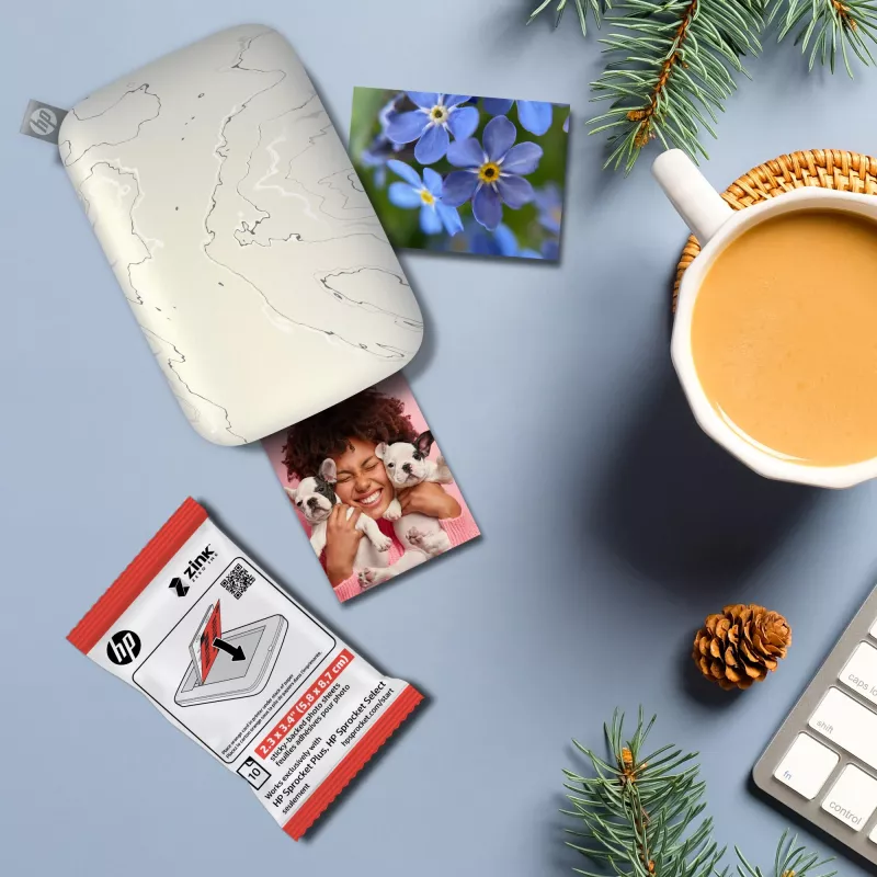 HP Sprocket Select/Plus fotopapier HPIZL2X350, 2,3x3,4 inch (5,8 x 8,6 cm), 50 vellen