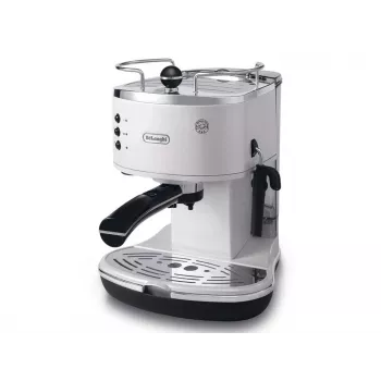 Espressomachine De’Longhi ECO 311.W — handmatig 15 bar, 1,4 L watertank, 2 kopjes, warmhoudfunctie, tafelmodel