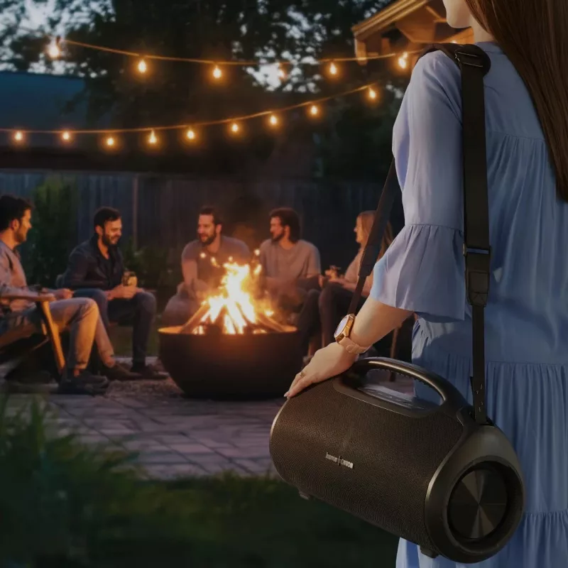 Partyluidspreker HAMA UltiMate Pro 120 W, draadloos Bluetooth, waterdicht, ingebouwde accu, USB-C-laden