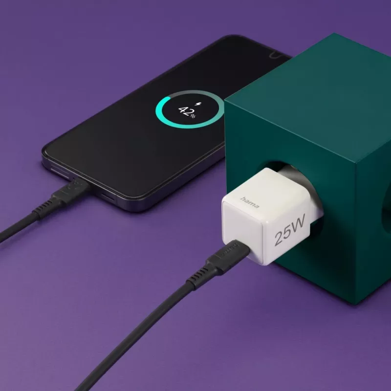 Hama 00201981 mobiele oplader headset, powerbank, smartphone, tablet wit AC snelladen binnen