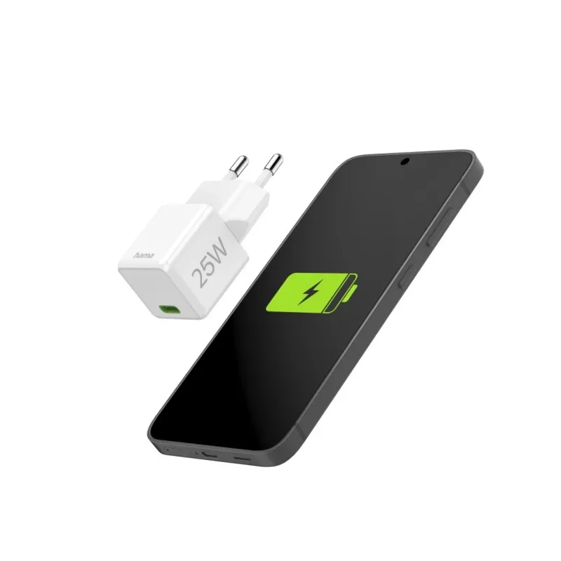 Hama 00201981 mobiele oplader headset, powerbank, smartphone, tablet wit AC snelladen binnen