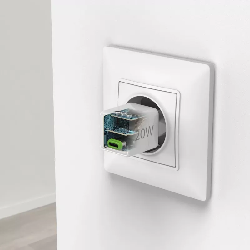 Oplader indoor Hama 00201980 snelladen wit USB Type-C