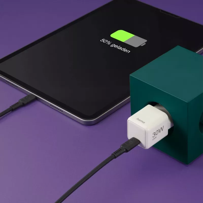 Hama 00201982 mobiele oplader smartphone, tablet wit AC snelladen binnen
