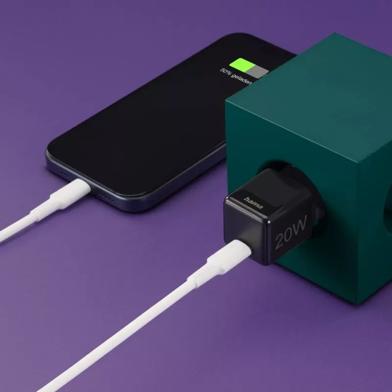 Hama 00201984 oplader voor mobiele apparaten smartphone zwart AC snelladen indoor