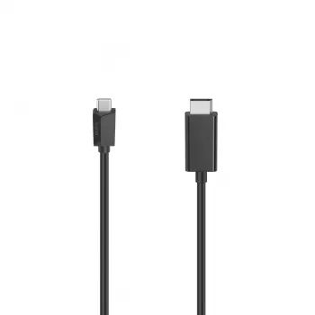Hama 00200717 videokabel-adapter 1,5 m USB Type-C DisplayPort zwart
