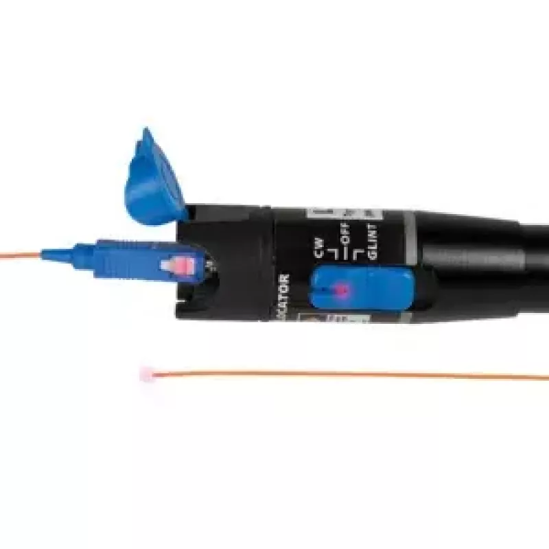 LogiLink WZ0049 visuele breukzoeker voor glasvezel (Fiber Checker), 10 mW