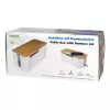 Stopcontactafdekking LogiLink KAB0075 bamboedeksel wit
