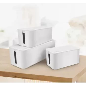 Kabelbox LogiLink KAB0078 universeel wit 3 stuks