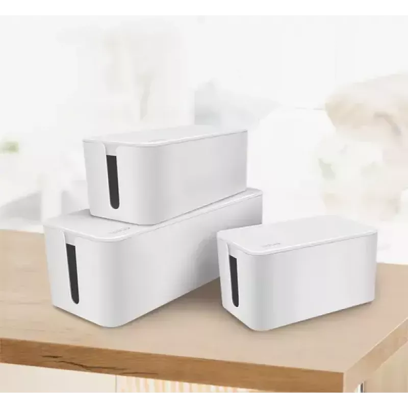 Kabelbox LogiLink KAB0078 universeel wit 3 stuks