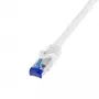 Netwerkkabel LogiLink C6A031S RJ-45 Cat6a 1 m wit