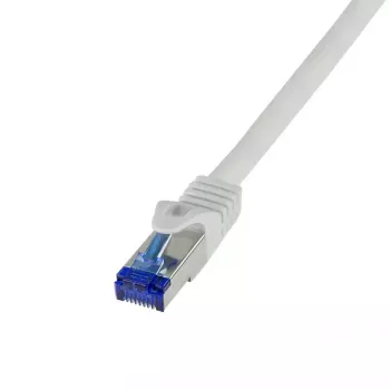 Netwerkkabel LogiLink C6A012S RJ-45 Cat6a 0,25 m grijs