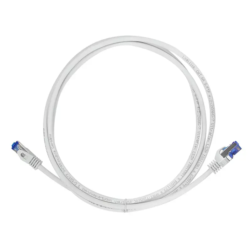 Netwerkkabel LogiLink C6A062S RJ-45 Cat6a 3 m grijs
