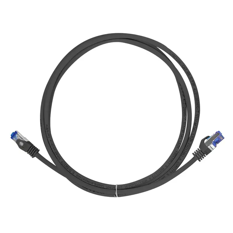 Netwerkkabel LogiLink C6A033S RJ-45 Cat6a 1 m zwart