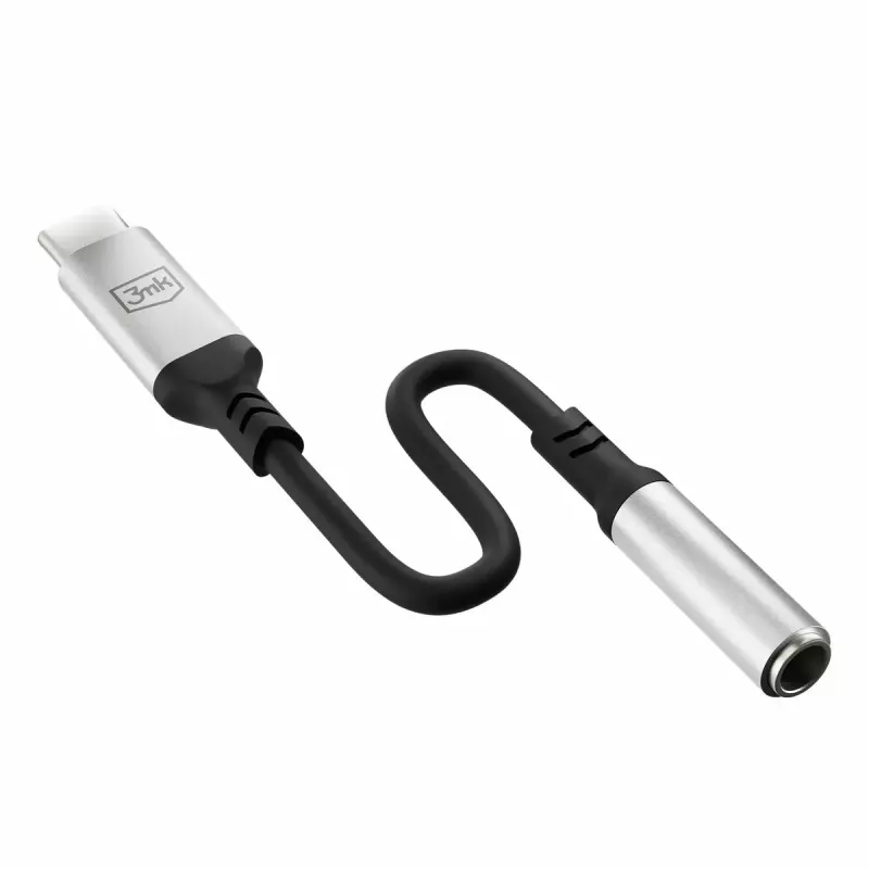 3,5 mm USB-kabel 3MK jack 3,5 mm 1 st. USB-C naar jack 3,5 mm