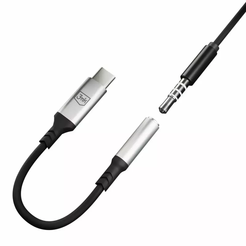 3,5 mm USB-kabel 3MK jack 3,5 mm 1 st. USB-C naar jack 3,5 mm