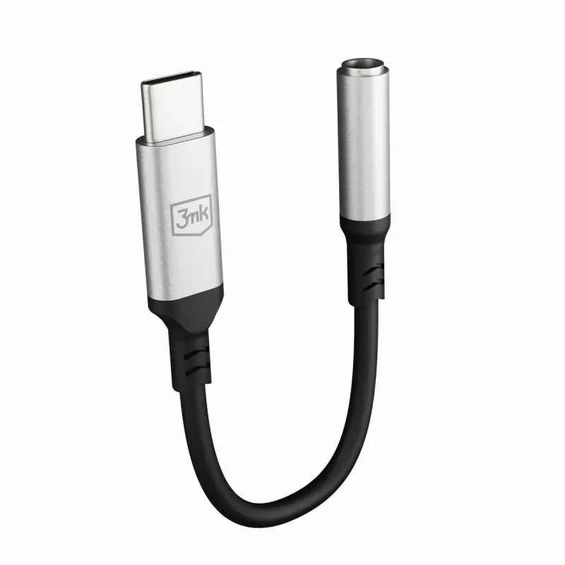 3,5 mm USB-kabel 3MK jack 3,5 mm 1 st. USB-C naar jack 3,5 mm