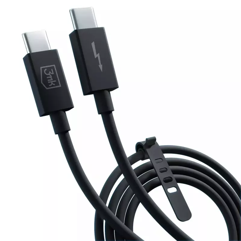 3mk Hyper Thunderbolt 4 Pro kabel, 240 W, 1 m