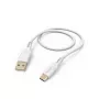Hama flexibele USB-kabel USB 2.0 1,5 m USB-A USB-C wit