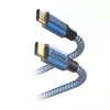 Hama Reflective USB-kabel USB 2.0 1,5 m USB-C blauw