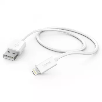 Hama oplaadkabel, USB-A – Lightning, 1 m, wit