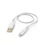 Hama flexibele kabel 1,5 m wit Lightning naar USB-A 2,4 A