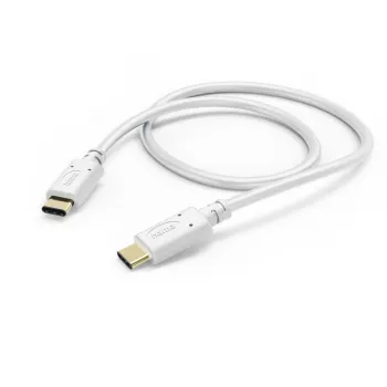 Hama oplaadkabel, USB-C - USB-C, 1,5 m, wit