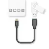 Hama 00201605 OTG USB-adapterkabel, USB-C-stekker naar USB-A-bus, USB 3.2, 5 Gbit/s, 0,15 m, zwart