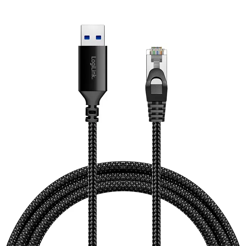 Netwerkkabel LogiLink CU0400 RJ-45 Cat6 1 m zwart