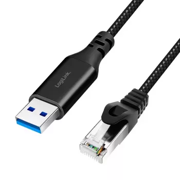 Netwerkkabel LogiLink CU0400 RJ-45 Cat6 1 m zwart