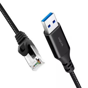 Netwerkkabel LogiLink CU0402 RJ-45 Cat6 2 m zwart