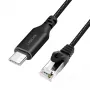 LogiLink CU0416 USB 3.2 Type-C naar RJ45 Gigabit Ethernet-adapterkabel, 10 m