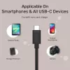 USB-C-naar-USB-C-kabel Unitek Y-C477BK01-2M, USB 3.2 Gen 1, 2 m, 5 Gbit/s, PD 60 W, zwart