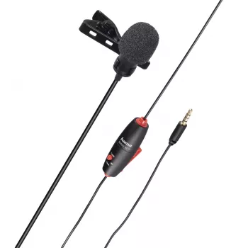 Hama Smart zwart clip-on microfoon