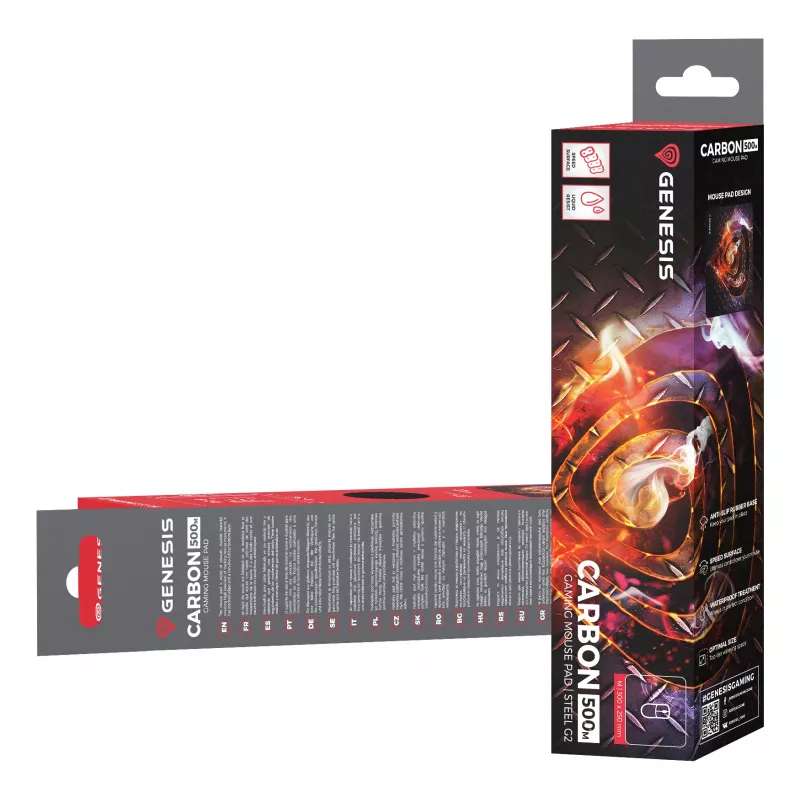 GENESIS Carbon 500 M Steel G2 gaming-muismat meerkleurig