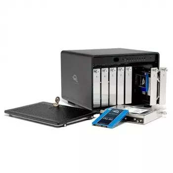 OWC ThunderBay 8 Schijven-array Desktop Zwart 8 Schijven HDD SSD